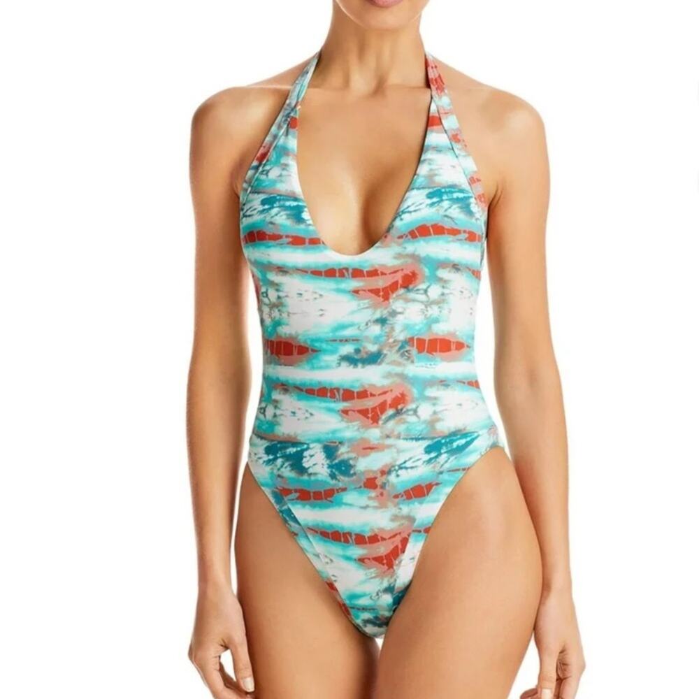 NWOT ISABELLA ROSE Women’s Tie-Dye One-Piece Swimsuit - Sz Large - Picture 2 of 8